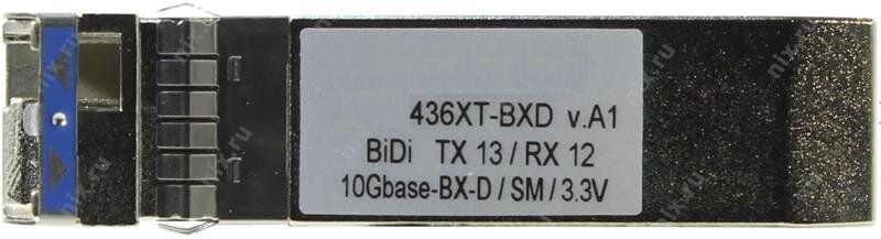 SFP+Трансивер 436XT-BXD/40KM 1x10GBaseLR SM WDM 40km, LC (436XT-BXD/40KM)
