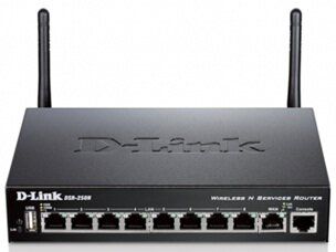 Мультисервісний маршрутизатор D-Link DSR-250N N300, 8xGE LAN, 1xGE WAN, 1xUSB, 1xCons RJ45 (DSR-250N)