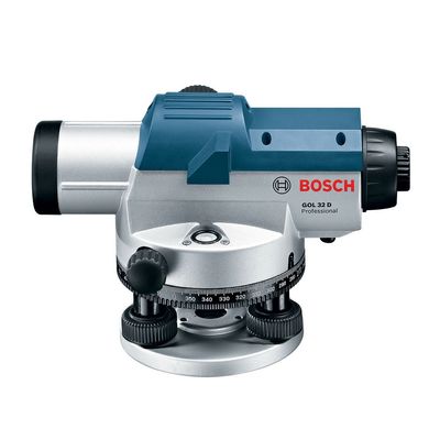 Нивелир оптический Bosch GOL 32 D зум х32 точность± 1 мм на 30 м до 120 м 1.5 кг (0.601.068.500)