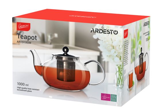 Заварювальний чайник Ardesto Gemini 1000 мл (AR1910GM)