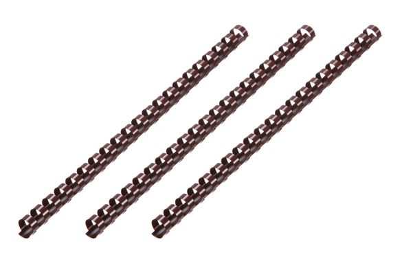 Пластиковые пружины для биндера 2E 19мм шоколад 100шт (2E-PL19-100CH)