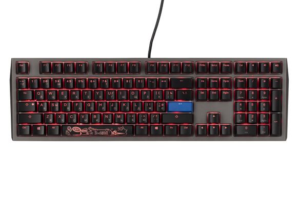 Клавиатура Ducky Shine 7 , Cherry Blue, RGB LED,Grey-Black (DKSH1808ST-CURALAHT1)