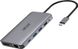 Док-станция Acer 12in1 Type C dongle: 2xUSB3.2, 2xUSB2.0, 1xSD/TF, 2xHDMI, 1xPD, 1xDP, 1xRJ45, 1x3.5 Audio