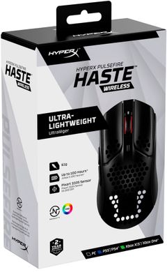 Міш HyperX Pulsefire Haste WL, Black (4P5D7AA)