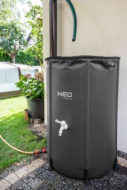 Контейнер для води Neo Tools складаний 250 л ПВХ стійкість до УФ 3/4" 60х88 см (15-951)