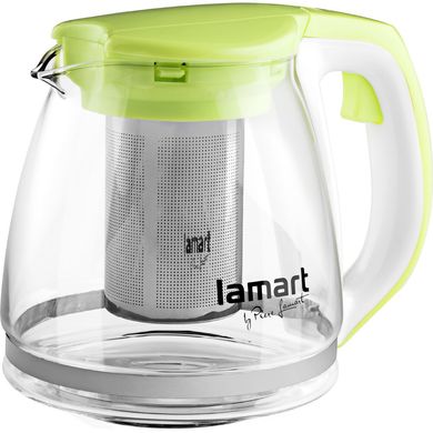 Чайник заварювальний Lamart LT7028 скляний 1,5 л (LT7028)