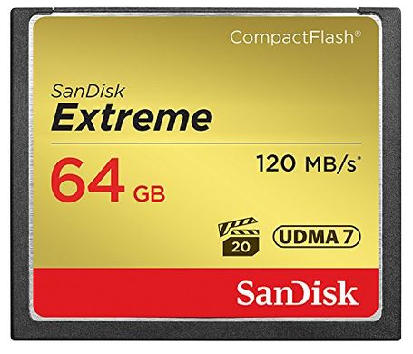 Карта памяти SanDisk 64GB CF Extreme R120/W85MB/s (SDCFXSB-064G-G46)
