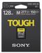 Картка пам'яті Sony 128 GB SDXC C10 UHS-II U3 V60 R277/W150MB/s Tough (SFM128T.SYM)