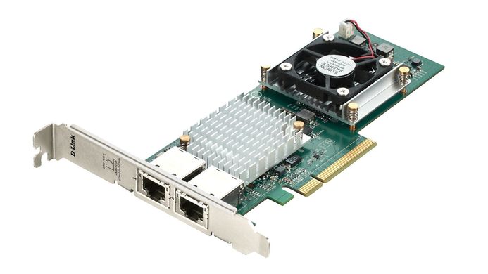 Мережевий адаптер D-Link DXE-820T 2x10GBaseT, PCI Express (DXE-820T)