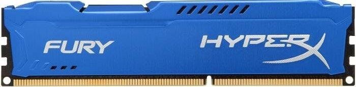 Пам'ять для ПК Kingston DDR3 1600 16GB KIT (8GBx2) 1.5 V HyperX Fury Blue (HX316C10FK2/16)