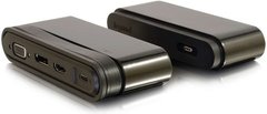 Док станция C2G USB-C на HDMI, DP, VGA, USB, Power Delivery до 65W (CG82392)