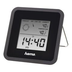 Термометр/гигрометр Hama TH-50 Black (00186370)