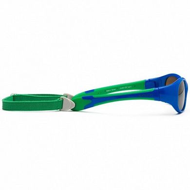 Детские солнцезащитные очки Koolsun сине-зеленые серии Flex (Размер: 0+) (KS-FLRS000)