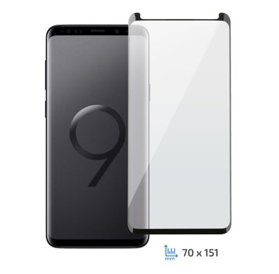 Захисне скло 2E Samsung S9+ 3D black border FG (2E-TGSG-GS9P3D)