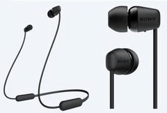 Навушники SONY WI-C200 In-ear Wireless Mic Чорний (WIC200B.CE7)