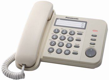 Провідний телефон Panasonic KX-TS2352UAJ Beige (KX-TS2352UAJ)