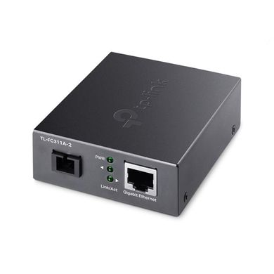 Медиаконвертер TP-LINK FC311A-2 1xGE 1x1000BASE-LX SM WDM 2km SC (FC311A-2)