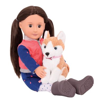 Лялька Our Generation 46 см Леслі з собакою BD31201Z (BD31201Z)