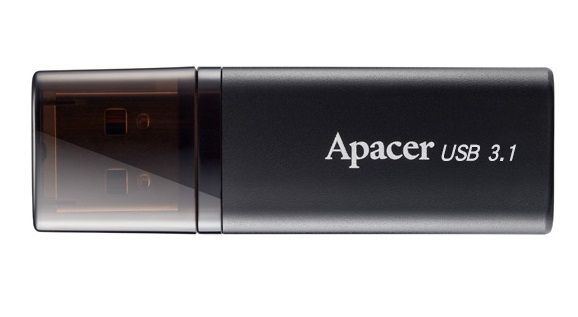 USB накопичувач Apacer 128GB USB 3.1 AH25B Black (AP128GAH25BB-1)