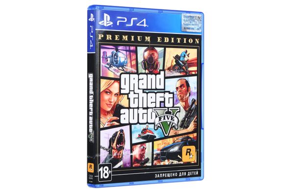 Игра для PS4 Grand Theft Auto V Premium Edition Blu-Ray диск (5026555426886)