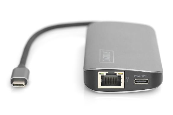 Док-станція DIGITUS USB-C, 8 Port (DA-70884)