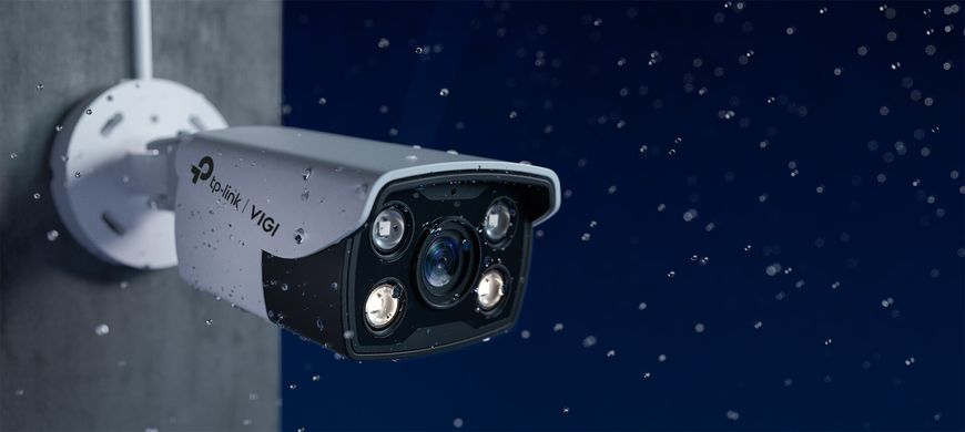 IP-камера TP-LINK VIGI C340-4 PoE 4 Мп 4 мм H265+ IP66 Bullet кольорове нічне бачення зовнішня (VIGI-C340-4)