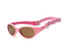 Детские солнцезащитные очки Koolsun розовые серии Flex (Размер: 3+) (KS-FLPS003)