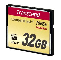 Карта памяти Transcend CompactFlash 32GB 1066X (TS32GCF1000)
