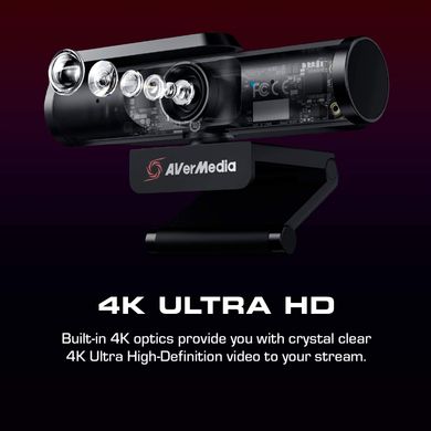 Веб-камера AVerMedia PW513 4K 30fps fixed focus (61PW513000AC)