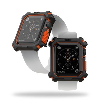 Чохол UAG для Apple Watch 44 Case, Black/Orange (19148G114097)