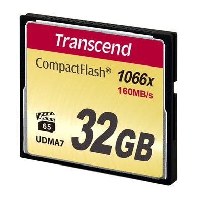 Карта памяти Transcend CompactFlash 32GB 1066X (TS32GCF1000)