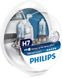 Автолампы Philips H7 WhiteVision 3700K, 2шт (12972WHVSM)