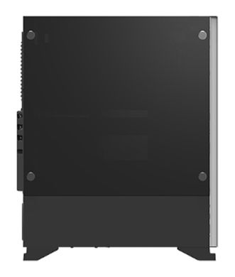 Корпус Zalman S5, MidT, 2xUSB2.0, 1xUSB3.0, 1x120, 1x120 RGB,скло (бічна панель),безБЖ,чорний (S5BLACK)