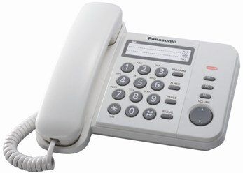 Провідний телефон Panasonic KX-TS2352UAW White (KX-TS2352UAW)