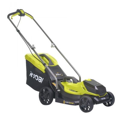 Газонокосилка аккумуляторная Ryobi OLM1833B, ONE+ 18В, 33см, 35л, 8.1кг, 25-65мм, (без АКБ и ЗУ) (5133004305)