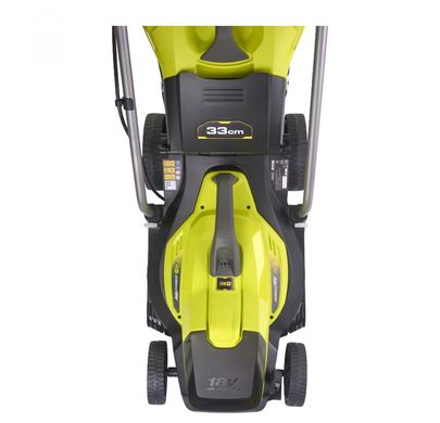 Газонокосилка аккумуляторная Ryobi OLM1833B, ONE+ 18В, 33см, 35л, 8.1кг, 25-65мм, (без АКБ и ЗУ) (5133004305)