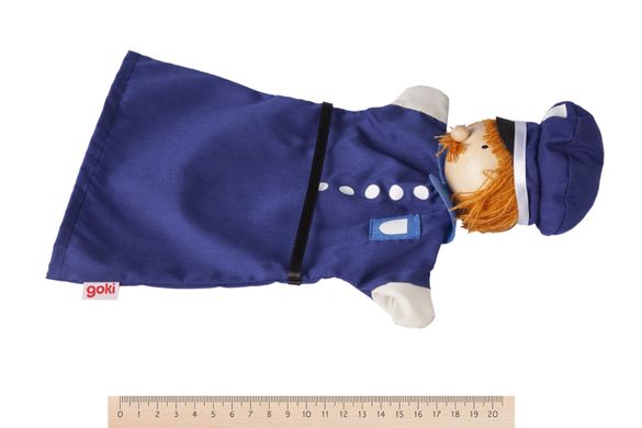 Лялька-рукавичка Поліцейський Goki (51646G)