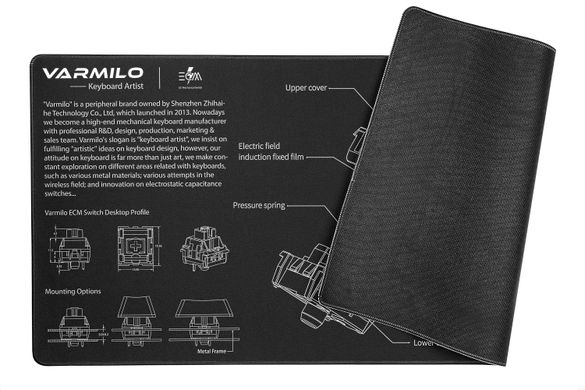 Килимок для миші Varmilo EC Mechanical Switch Desk Mat XL (900х400х3мм) (ZDB005-01)