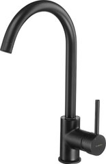 Змішувач для кухні Deante Milin довжина виливу — 185 мм поворотний 1 важіль чорний (BEU_B62M)