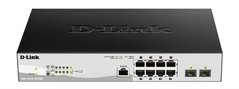 Коммутатор D-Link DGS-1210-10P/ME/B 8x1GE PoE, 2xSFP (1G), Metro Ethernet (DGS-1210-10P/ME/B)