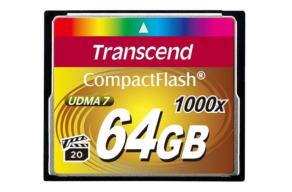 Картка пам'яті Transcend 64 GB CF 1000X (TS64GCF1000)