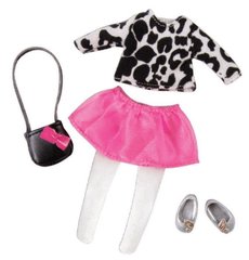 Набор с розовой юбкой, одежда для кукол, Lori (LO30024Z)