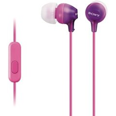 Навушники SONY MDR-EX15AP In-ear Mic Фіолетовий (MDREX15APV.CE7)
