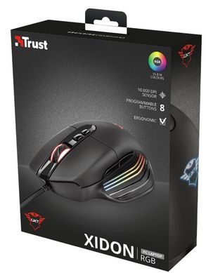Мышь Trust GXT 940 Xidon RGB Black (23574_TRUST)