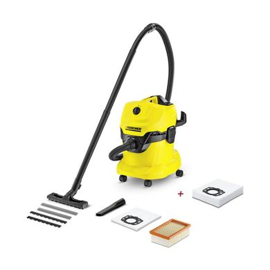 Пылесос для сухой уборки Karcher WD 4 хозяйственный + мешки (9.611-150.0)