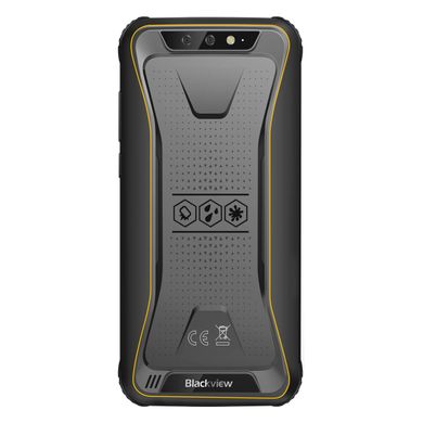 Мобильный телефон Blackview BV5500 2/16GB Dual SIM Yellow OFFICIAL UA (6931548305675)