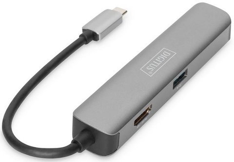 Док-станция DIGITUS Travel USB-C 5 Port (DA-70891)