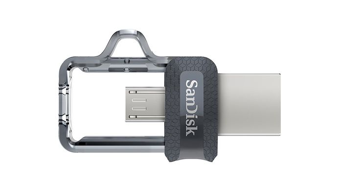Накопичувач SanDisk 128GB Ultra USB 3.0 Dual Drive m3.0 OTG (SDDD3-128G-G46)