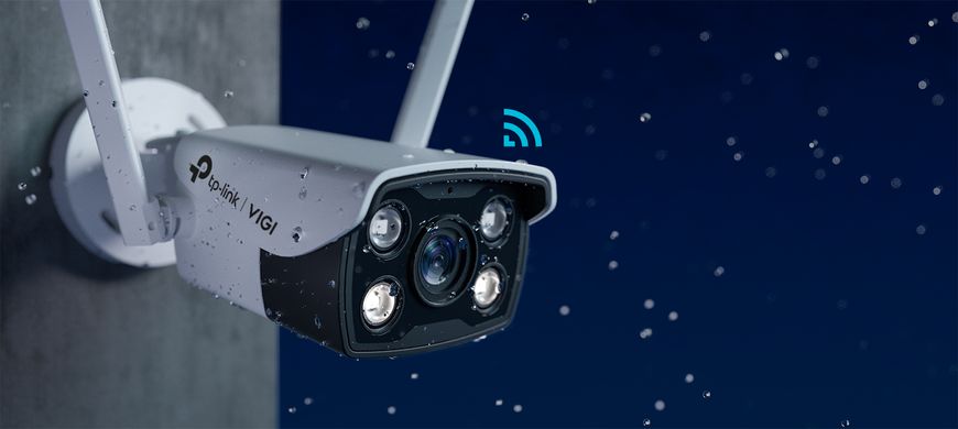 IP-камера TP-LINK VIGI С340-W-4PoE 4 Мп 4 мм Wi-Fi H265+ IP66 Bullet кольорове нічне бачення зовнішня