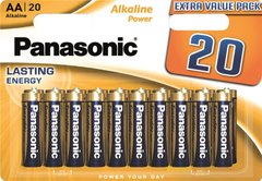 Батарейка Panasonic ALKALINE POWER щелочная AA 20 шт (LR6REB/20BW)